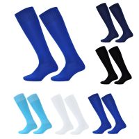 Kids Boys Solid Long Socks Sweat Over-knee Cotton Polyester Thin Football Socks Free Size Fall Winter Leg Warmers 23.5x44cm