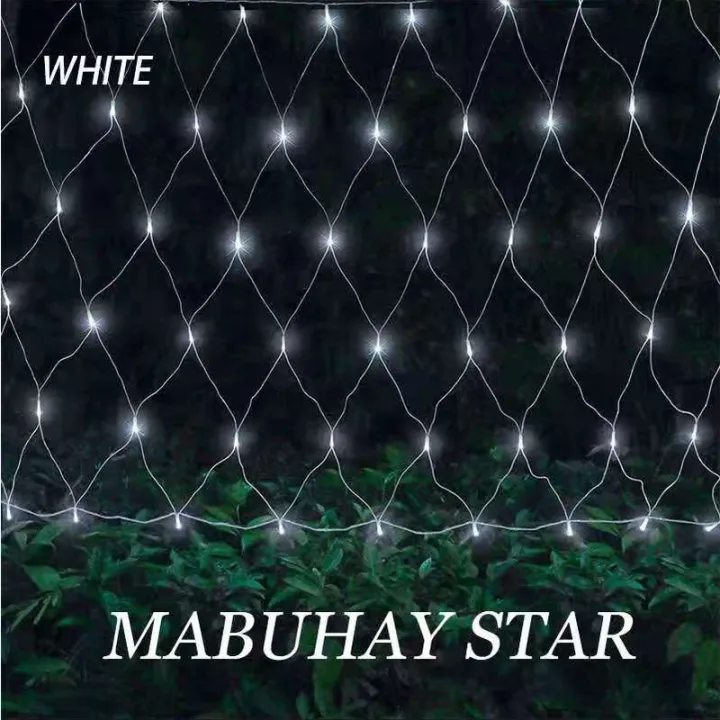 LvWhite Net Christmas Lights Outdoor Fairy String Mesh Light Plug in