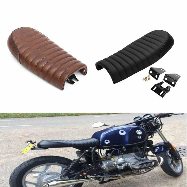 ราคาถูก-cg125-universal-motorcycle-flat-vintage-seat-cushion-saddle-for-cafe-racer