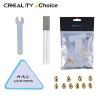 CREALITY Nozzle Cleaners Package Tool Repair 3D Printer Accesoires Nozzles 0.3/0.4/0.5/1.2mm Needie Cleaner Open-end Wrench 3D Printer Parts