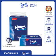 Khăn giấy rút cao cấp Tempo Softpack - 4 lớp bền dai, an toàn cho da