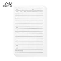 20pcs Golf Scorecard Score Sheet Tracking Record Stat Card Double Sided Printed Golf Shot and Stat Tracking Scorecards Golf Game Towels