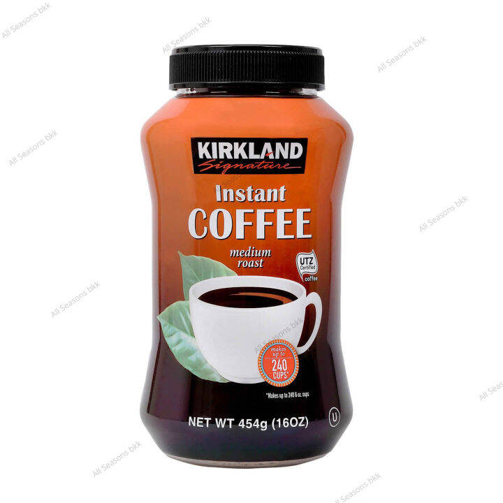 กาแฟสำเร็จรูป Kirkland Signature Instant Coffee Medium Roast ขนาด 454g