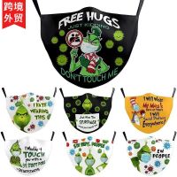 [COD] and winter European cartoon digital printing mask cross-border new hanging ear type foreign trade