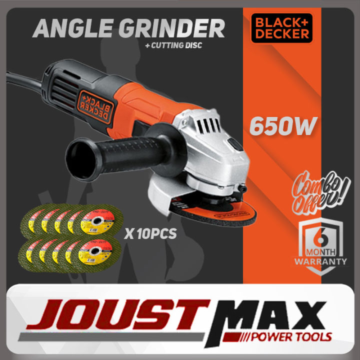 BLACK+DECKER G650-IN Small Angle Grinder Machine for Grinding and