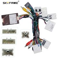 SKYFAME Car 16pin Wiring Harness Adapter Canbus Box Decoder Android Radio Power Cable For Nissan Murano Z50