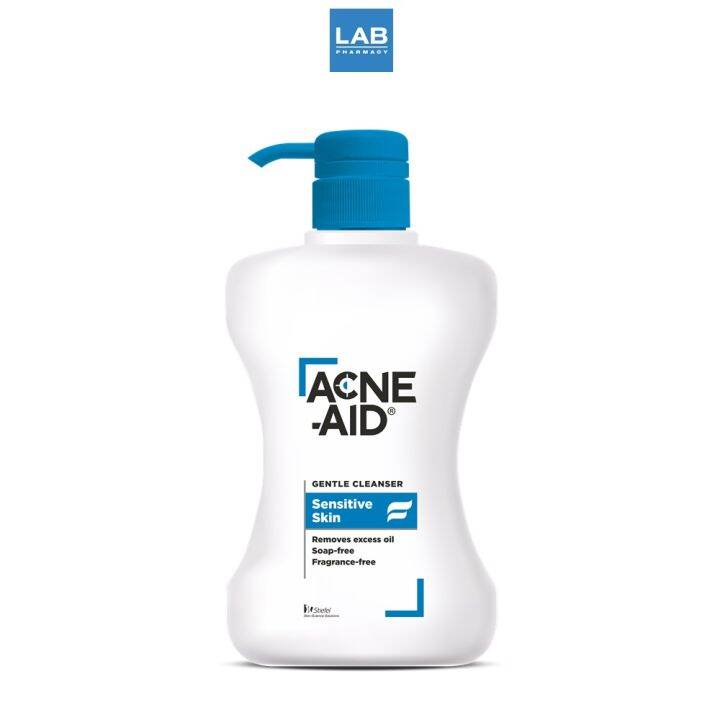 acne-aid-gentle-cleanser-sensitive-skin-500-ml-แอคเน่-เอด-เจนเทิล-เครนเซอร์-ฟ้า-ผลิตภัณฑ์ทำความสะอาดผิวหน้าและผิวกาย-สำหรับผิวแพ้ง่าย-เป็นสิวง่าย-1-ขวด