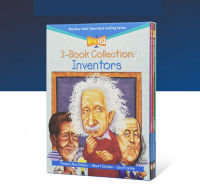 ใครเป็น Inventors Who Is Series ชีวประวัติของคนดังนักประดิษฐ์หนังสือภาพภาษาอังกฤษ3เล่มจอร์จวอชิงตัน Thomas Jefferson อับราฮัมลินคอล์นเด็กเดิมหนังสือภาษาอังกฤษเยาวชนหนังสือ