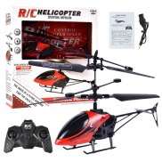 RC Helicopter Drone With Light Electric Flying Toy Radio Remote Control