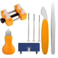 8 Pcs Professional Watchmaker Repair Tool Kit Watch Opener Knife Back Cover Remover for Battery Change Watch Repair Tool Suit