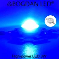 High Power, LED 3W Blue แอลอีดีลูกปัด สีน้ำเงิน สำหรับงานซ่อมหรืองานDIY ให้ความสว่างสูง ความร้อนต่ำ อายุการใช้งานยาวนาน สินค้าพร้อมส่งในไทย