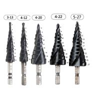 1/4 Inch Hex M35 Cobalt TiAlN Coated Step Drill Bit Shank High Speed Steel Metal Drilling Hole Opener For Stainless Steel