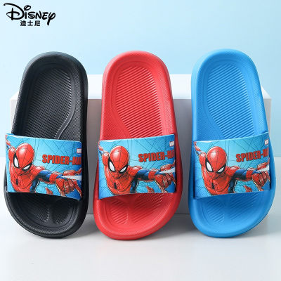 รองเท้าแตะสำหรับเด็ก Disney Disney Disney Disney Disney รองเท้าแตะชายหาดสำหรับเด็กในบ้านของเด็กผู้ชายกันลื่นรูปการ์ตูนน่ารักขนาดกลาง
