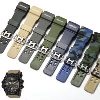 【TATLLr】สายนาฬิกาเรซิ่นสำหรับ Casio G-Shock GG-1000 / GWG-100 / GSG-100 Mens สายคล้องคอยางกันน้ำสร้อยข้อมือหัวเข็มขัดอุปกรณ์เสริม