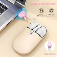 M203 second generation wireless mouse single mode mute girl cute powder laptop office home rechargable 2.4G receiver mouse Basic Mice