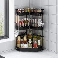 Kitchen Seasoning Shelving Seasoning Shelving Chopstick Holder Triangle Corner Corner Table Multi-layer Storage Rack