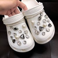 【hot】♣▦◊  Rhinestone Croc Charms Designer Fashion Clogs Shoes Accessories Jewelry Gem for