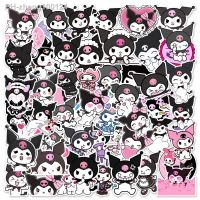 50PCS Kawaii Kuromi Anime Waterproof Stickers Skateboard Guitar Suitcase Freezer Motorcycle Graffiti Decal Sticker Gift