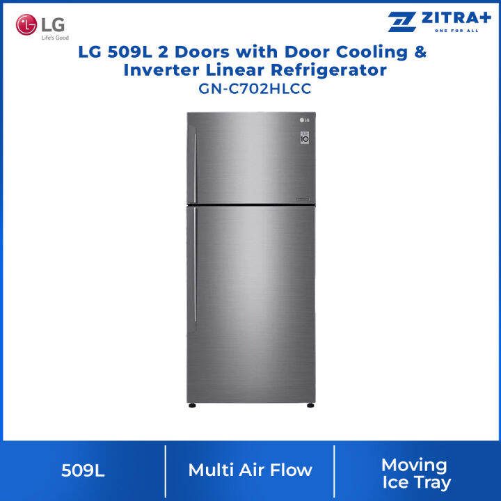 LG 547L 2 Doors with Door Cooling & Inverter Linear Refrigerator GN