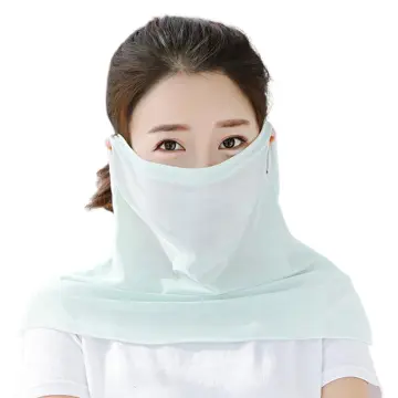 Unisex Sports Mask Scarf Breathable Ice Silk Full Face Sun