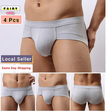 Mens Cotton Boxer Modal Briefs Set Soft Underwear For Sexy
