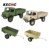 KECHc Ld/rc Unimog P06ทหารรถบรรทุกด้านหลังถังติดตั้งด้วยตนเอง4ล้อเลื่อนบังคับวิทยุซีเอชิ้นส่วนวาล์ว Diy