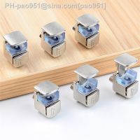 【CW】 4pc Adjustable miroir clips glass clamp 3-8mm Thick plywood shelf bracket support Zinc alloy Fixed Fitting hardware