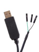 FTDI USB 3Pin 2.54มม. Terminal Block Serial Adapter Converter Cable