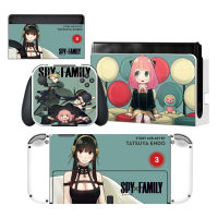 Spy Familyl สไตล์ไวนิล Decal สติกเกอร์ผิวสำหรับ Nintendo Switch OLED คอนโซล Protector เกมอุปกรณ์เสริม NintendoSwitch OLED-hjgytyuuiytt