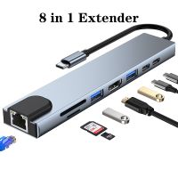 USB C Hub Type C เป็น USB 3.0 + HDMI + SD card Reader + TF card Reader Adapter Converter สำหรับ