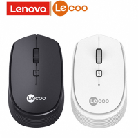 Lenovo WS202 Wireless Mouse Black For Laptop Desktop Notebook Computer Universal Gaming Home Mini Mouse With USB Receiver Basic Mice