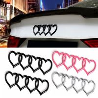 【LZ】◆✒○  Car Love Heart Logo Etiqueta traseira da cauda do tronco Emblema do emblema Decalque para Audi A4 A3 A5 A6 A4L B8 B7 B9 C6 C7 Acessórios de substituição