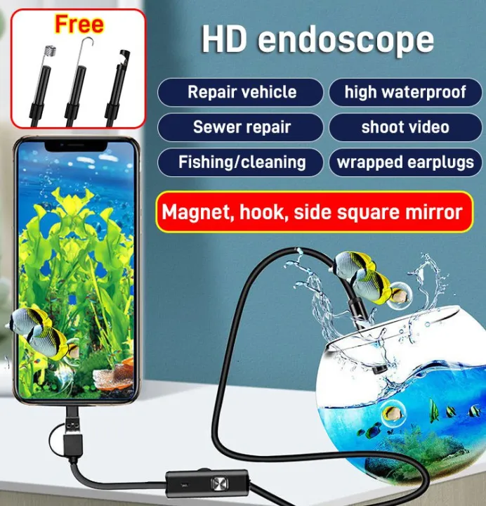 Endoscope Camera Flexible IP67 Waterproof Micro USB industrial