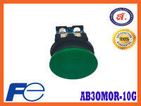 AR3OMOR-10G PUSHBUTTON MUSHROOM HEAD (40MM DIA) 1NO AUX GREEN