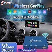 Apple ไร้สาย Carplay Android Auto Interface สำหรับ Audi A3 2013-2018ฟังก์ชั่นการเล่นบนรถด้วยการเชื่อมต่อกระจก Airplay