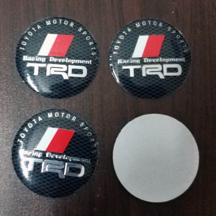 Dedicated To Toyota TRD Wheel Hub Cap Modified Car Emblem Wheel Center