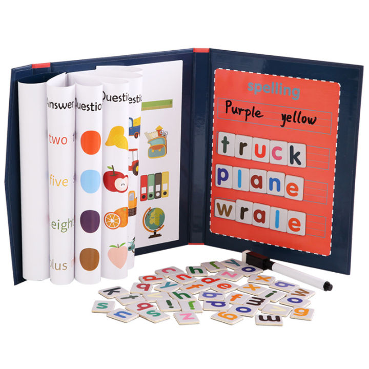 พร้อมส่ง หนังสือเด็ก Magnetic Book การสะกดคำภาษาอังกฤษ Spelling Games  ของเล่นเด็ก | Lazada.Co.Th