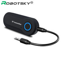 Bluetooth Transmitter 3.5MM Jack Audio Adapter Wireless Bluetooth Stereo Audio Transmitter Adapter for Headphones Speakers