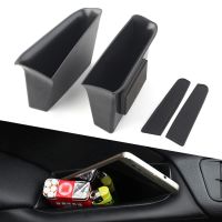 2PCS Car Front Door Storage Box Organizer Container Holder For Volkswagen VW Tiguan 2010-2015 Left Drive