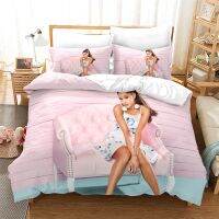 Popular Ariana Grande Printed Bedding Set American Singer Duvet Cover Set Set with Pillowcase Twin Full Queen King Free Shipping