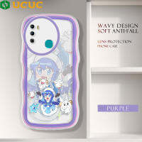 UCUC เคสโทรศัพท์สำหรับ Infinix Hot 20i/X665C IX Hot 9 Play/X680 Infinix เคส30i ร้อนเกมการ์ตูน Girl Lulu เคสนุ่ม