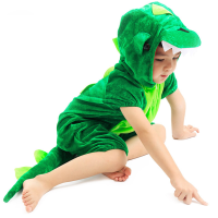 Green Dinosaur Pajamas Costume Crocodile Cosplay Jumpsuit Halloween Gifts