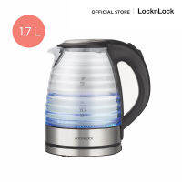 LocknLock กาน้ำร้อนแก้วแบบใส ทนความร้อน Borosilicate Glass ร้อนเร็ว กำลังไฟ 1850 วัตต์ ความจุ 1.7L รุ่น EJK331