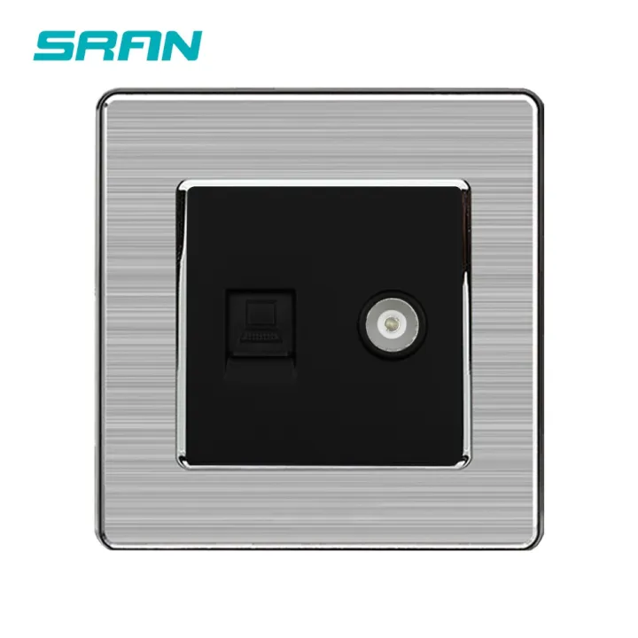 【New】 SRAN ใหม่ Factory Outlet Wall Weak Power Socket TV Amp; Lazada