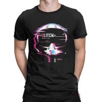 2023 newMens T-Shirts Nuclear Radiation Glitch Funny Novelty Cotton Tee Shirt Short Sleeve T Shirt Crewneck Tops Gift