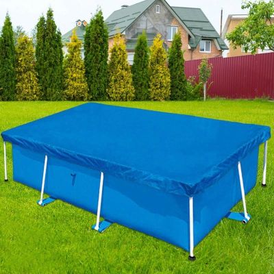 ✷☫ Rectangle Pool Cover Swimming Pool Heat Preservation Cover Outdoor Bubble Blanket Heat Insulation Dustproof Pool Cover 260x170cm