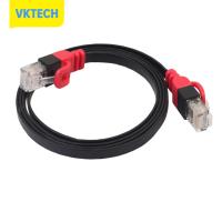 Vktech สายเคเบิ้ล Ethernet แบบแบน,สายเคเบิลเครือข่าย CAT6สาย Lan RJ45สำหรับเราเตอร์พีซี