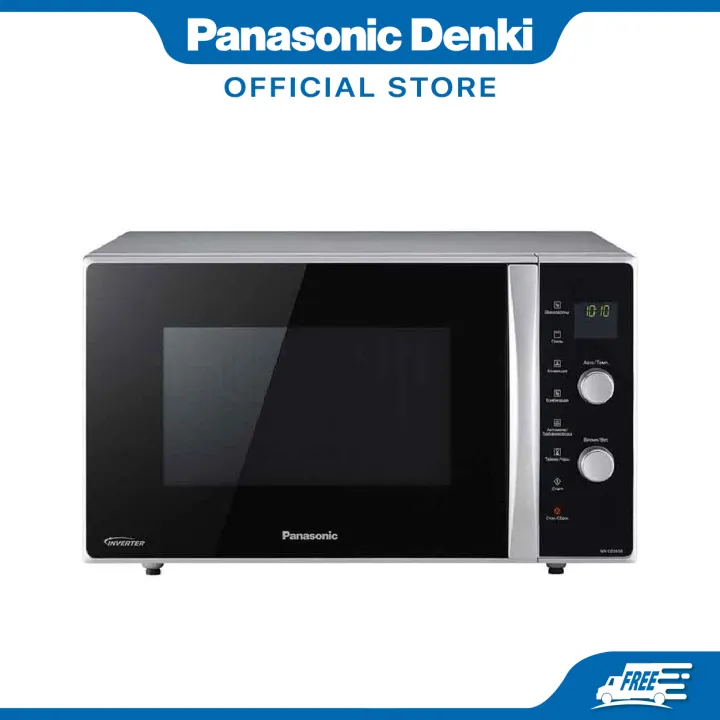 Panasonic NNCD565B Microwave Oven 27L with 11 Menus, 1000 W Inverter Microwave & 1300 W Quartz