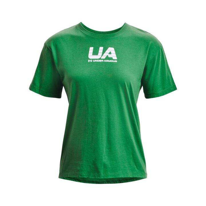 under-armour-ua-womens-vintage-athletic-club-short-sleeve-อันเดอร์-อาร์เมอร์-เสื้อแขนสั้นเทรนนิ่ง-สำหรับผู้หญิง