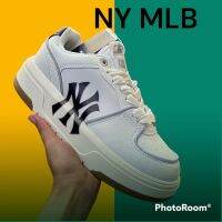 New ML NY Yankees low-top ins รองเท้าผ้าใบแฟชั่นส้นหนาสำหรับบุรุษและสตรี